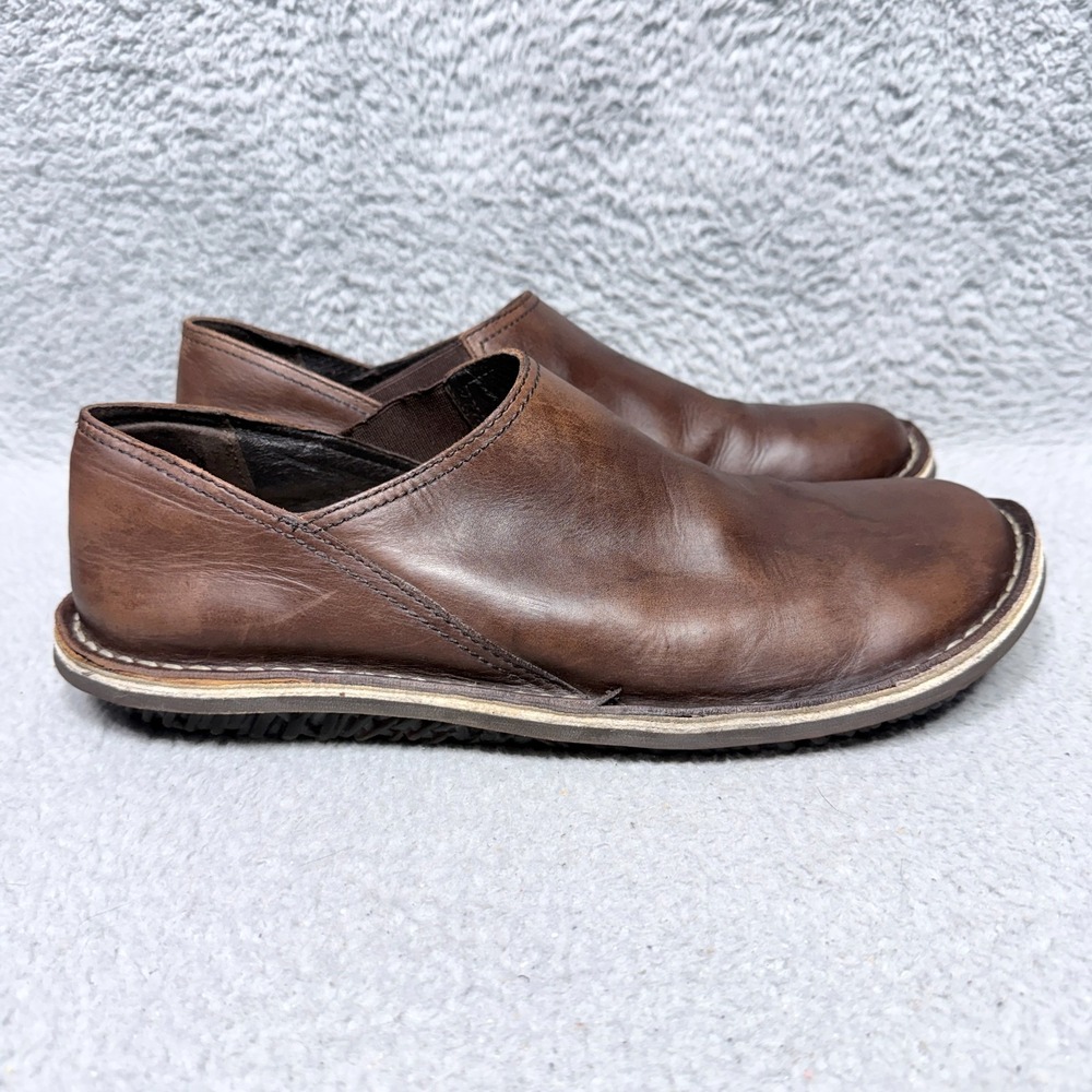 Camper Mens Size 12 Slip On Loafers Shoes Brown Leather